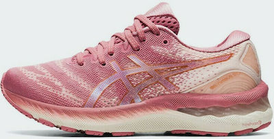 Asics Gel Nimbus 23 Γυναικεία Αθλητικά Παπούτσια Running Ροζ