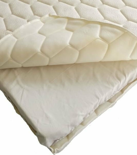 Strom Eco Mattress Topper Foam 3+ Aloe Vera Double Foam Infused with Aloe & Removable Cover 140x190cm