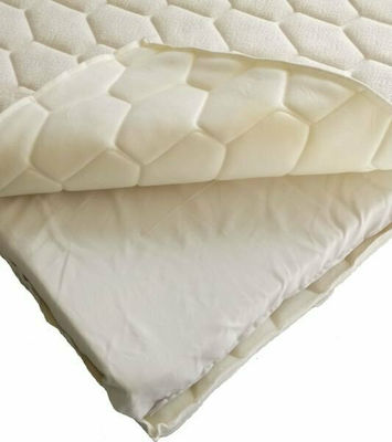 Strom Eco Semi Double Memory Foam Mattress Topper Memory 5 + Aloe Vera with Aloe Vera & Removable Cover 130x190cm