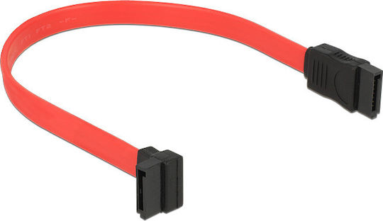 DeLock 7-Пинов SATA II - 7-Пинов SATA II 0.22см Червен 84354