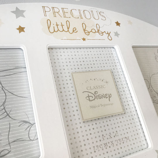 Disney Precious Little Baby Magical Beginnings Cadru de poze pentru copii Rama foto Lemn Alb