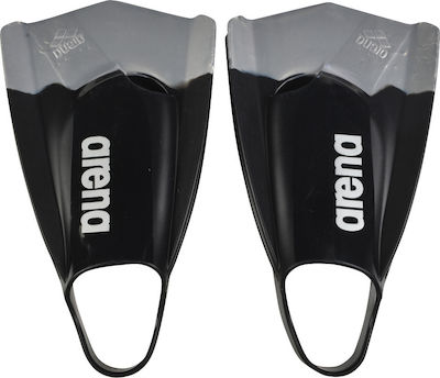 Arena Powerfin Pro Fed Swimming / Snorkelling Fins Short Μαύρο/Ασημί