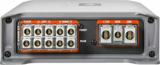 Cadence Ενισχυτής Αυτοκινήτου QR Series Amplifier 5 Καναλιών (Κλάση D)