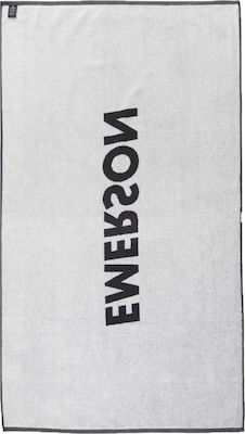 Emerson Ebony Black Cotton Beach Towel 160x80cm