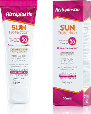 Heremco Histoplastin Sun Protection Αντηλιακή Κρέμα Προσώπου SPF30 με Χρώμα 50ml