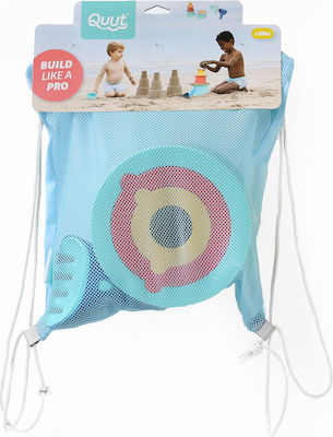 Quut Beach Set Alto Beach Toy Σετ Παιχνιδιού σε Τσάντα Παραλίας με Πυραμίδα & Τσουγκράνα-Φτυαράκι