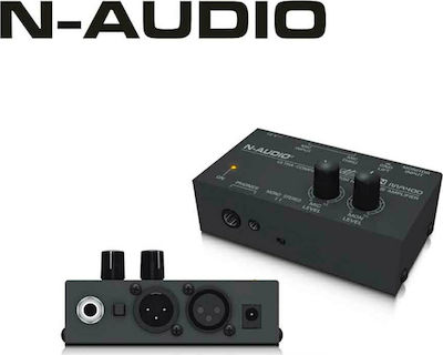 N-Audio MA400 Φορητός Αναλογικός Ενισχυτής Ακουστικών 4 Καναλιών με Jack 3.5mm/6.3mm