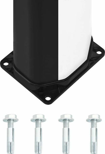 vidaXL Ντουζιέρα Πισίνας Ηλιακή από PVC 14.8x14.8εκ. Μαύρη