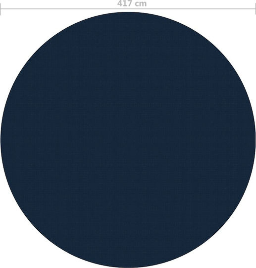 vidaXL Solar Rechteckige Poolabdeckung Poolabdeckung Schwarz/Blau 417 cm aus Polyethylen 417x417cm 1Stück