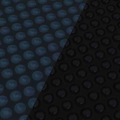 vidaXL Ηλιακό Παραλληλόγραμμο Προστατευτικό Κάλυμμα Πισίνας από Πολυαιθυλένιο Μαύρο/Μπλε 600x400εκ.