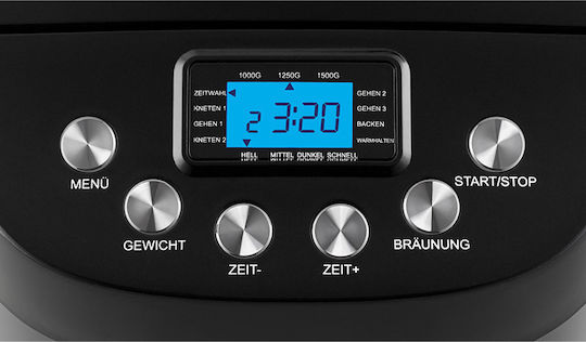 Unold Big Αρτοπαρασκευαστής 850W Χωρητικότητας 1500gr με 15 Προγράμματα