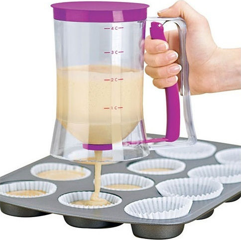 Timex Pancake Batter Dispenser made of Plastic Purple Timex Pancake Batter Dispenser made of Plastic Purple
