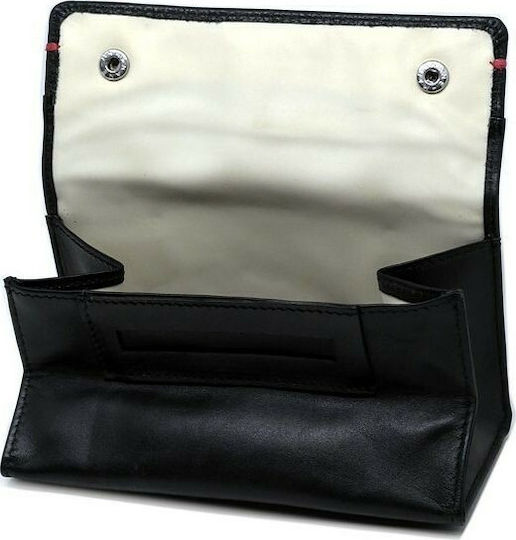 Zippo Tobacco Pouch Nappa With Snap Closure 15x8cm Black