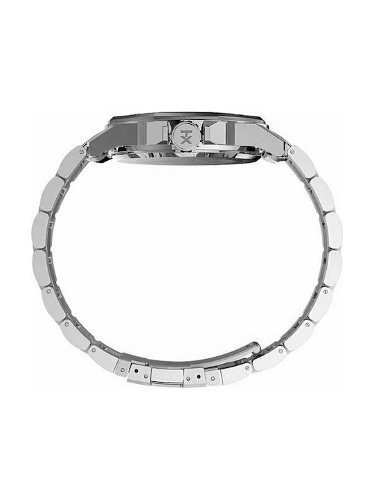 Timex Essex Avenue Watch Battery with Silver Metal Bracelet