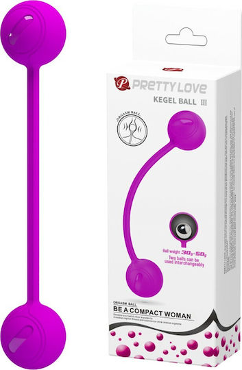 Pretty Love Kegel Ball III Bile vaginale Violet