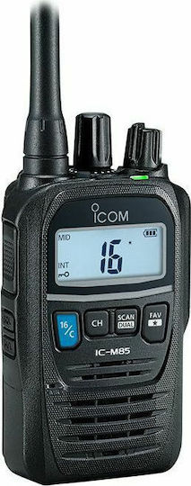 Icom IC-M85E Wireless Transceiver VHF Marine 5W with Monochrome Screen