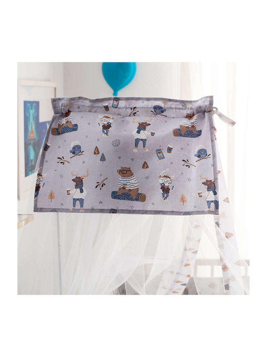 Vesta Home Plasă Împotriva Țânțarilor Bebe Pentru Pătuț Woodland Albastru Deschis