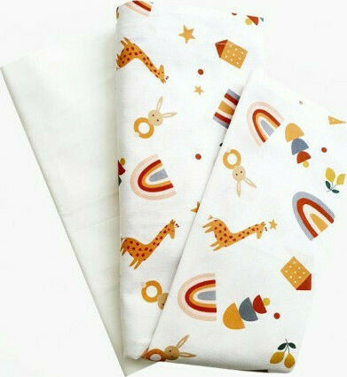 Tiny Toes Fitted Set Funky Bohemian 70x140cm Tiny Toes Fitted Set Funky Bohemian 70x140cm