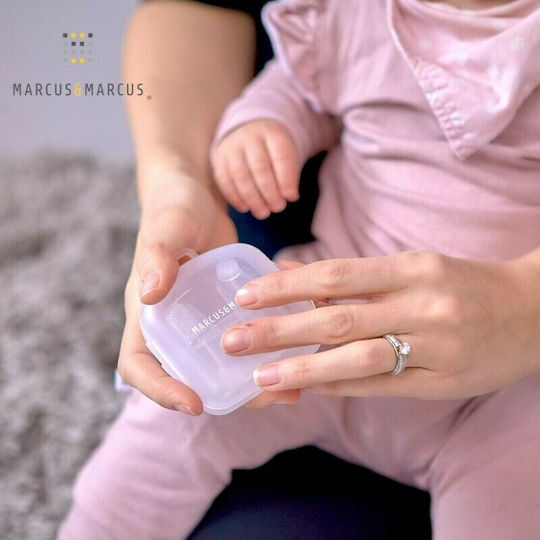 Marcus & Marcus Set Periuțe De Dinți Pentru Bebeluși Degetului Pentru 0luni+ 2bucăți Transparente