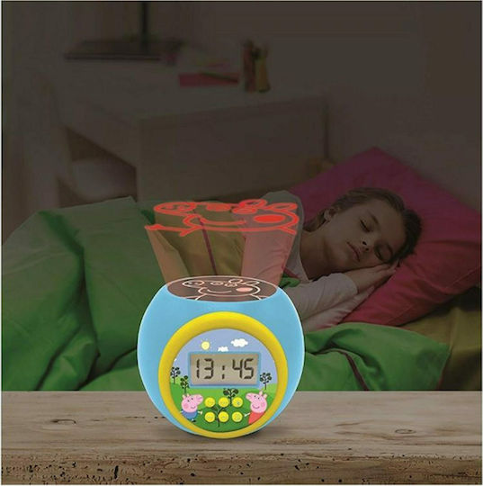 Lexibook Επιτραπέζιο Ρολόι Peppa Pig Μπλε