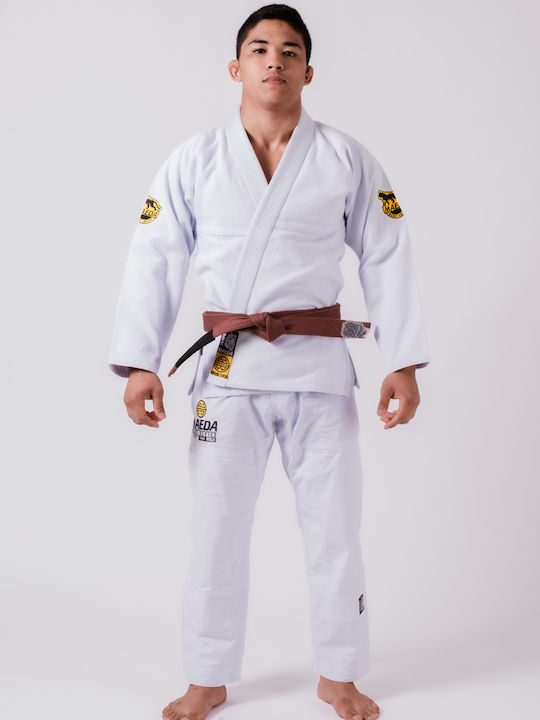 Maeda Beast Series Tiger Gi Мъжка Униформи Бразилско джу джицу Бяла