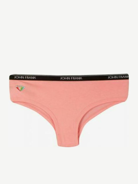 Good Vibes Βαμβακερά Women's Slip 3Pack Pink/Blue