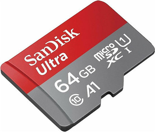Sandisk Ultra microSDXC 64GB Klasse 10 U1 A1 UHS-I mit Adapter