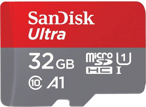 Sandisk Ultra microSDHC 32GB U1 A1 UHS-I 120MB/s mit Adapter