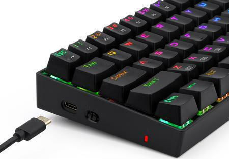 Redragon Deimos K599 Ασύρματο Gaming Μηχανικό Πληκτρολόγιο Tenkeyless με Custom Red διακόπτες και RGB φωτισμό (Αγγλικό US)