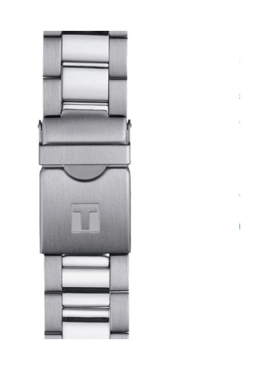 Tissot Seastar 1000 Men's Watch 45.5mm Chronograph Battery with Silver Metal Bracelet