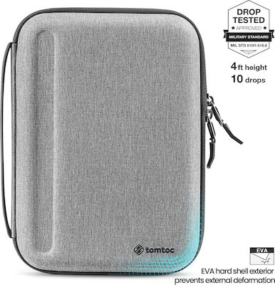 tomtoc Smartcase Padfolio Plus Manșetă Tesatura Rezistentă Gri (iPad 2017/2018 9.7" - iPad 2017/2018 9.7") A06-005G01