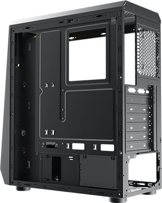 Xigmatek Vortex Gaming Midi Tower Κουτί Υπολογιστή με RGB Φωτισμό Μαύρο