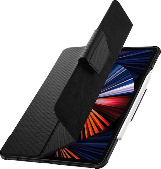 Spigen Rugged Armor Pro Flip Cover Durable Black (iPad Pro 2021 12.9")