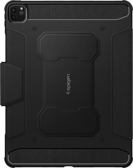 Spigen Rugged Armor Pro Flip Cover Durable Black (iPad Pro 2021 12.9")