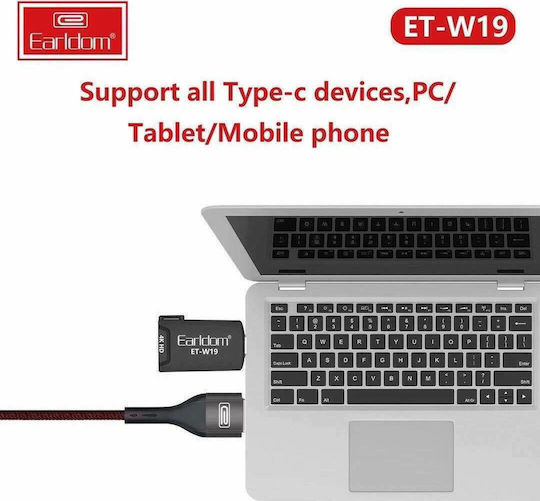Earldom ET-W19 Converter USB-C Male to HDMI Female 1 Piece