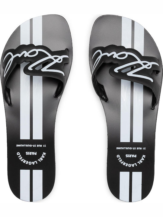 Leder Flache Sandalen für Damen in Schwarz Farbe