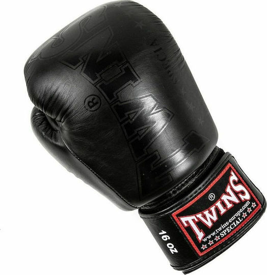 Twins Special BGVL-8 Core Mănuși de box din piele sintetică pentru competiție negre