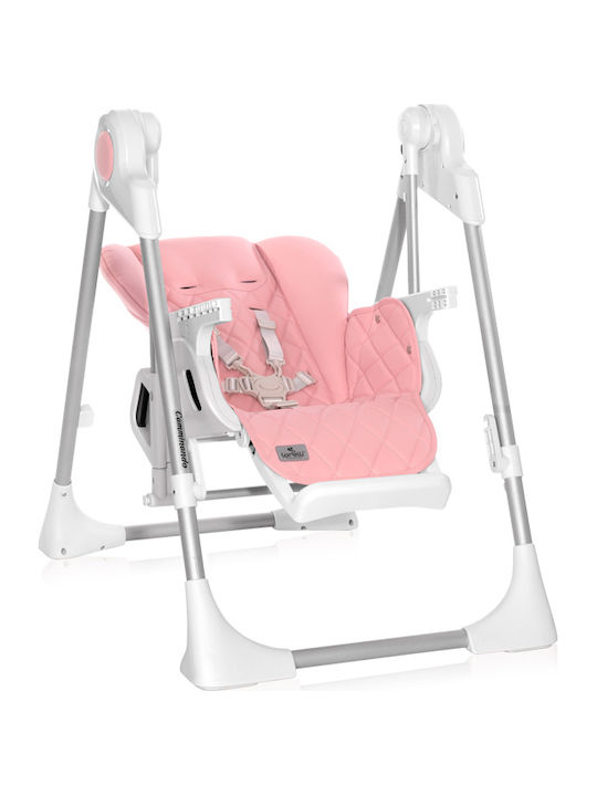 Lorelli Camminando Baby Hochstuhl 2 in 1 mit Höhenverstellbar Rosa
