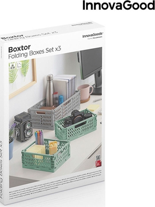 InnovaGoods Boxtor Пластмаса Кутия за съхранение Многоцветен 3бр