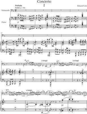 Barenreiter Lalo - Concerto in D Minor Παρτιτούρα για Τσέλο