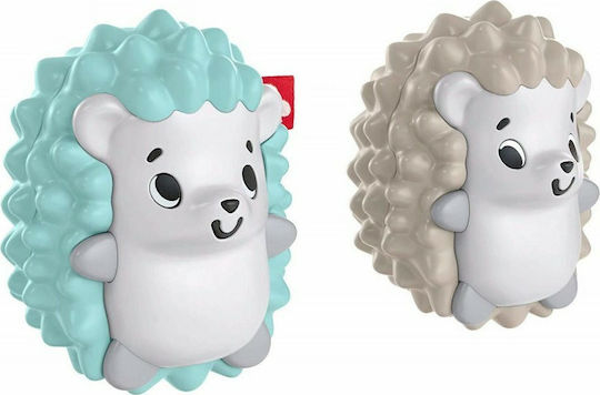 Fisher Price Hedgehog Shaker Twins Σετ Κουδουνίστρες Δίδυμα Σκαντζοχοιράκια για 3+ Μηνών