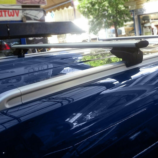 Menabo Aluminium Dachträger 135cm für Ford Transit Connect 2013+ für Autos mit Werksdachträgern mit Dachträgerfüßen