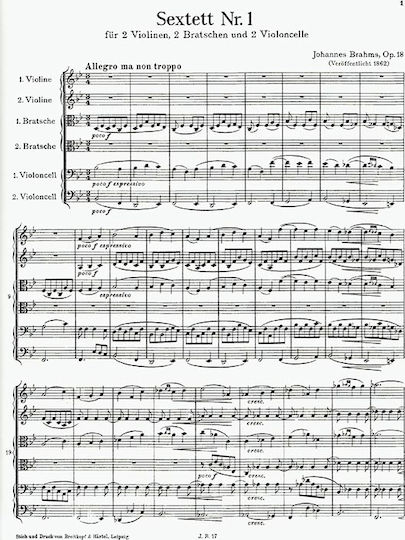 Dover Publications Brahms - Complete Chamber Music for Strings and Clarinet Quintet pentru Orchestra