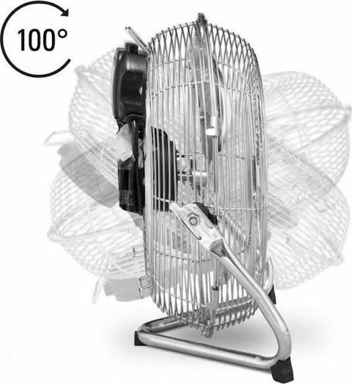 Trotec TVM 12 Ανεμιστήρας Δαπέδου 37W Διαμέτρου 30cm Ασημί