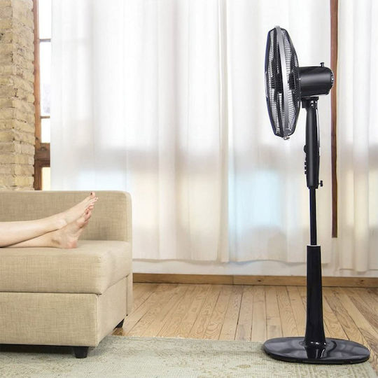 Cecotec EnergySlence 1020 Extremeflow Ανεμιστήρας Ορθοστάτης 65W Διαμέτρου 40cm Μαύρος