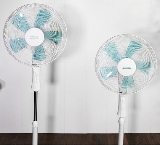Cecotec Energy Silence 520 Power Ανεμιστήρας Ορθοστάτης 50W Διαμέτρου 40cm Λευκός