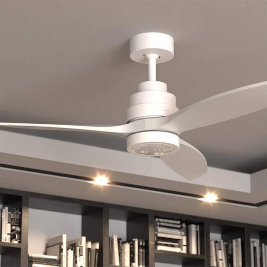 Cecotec EnergySilence Aero 5200 Ανεμιστήρας Οροφής 132cm με Φως Λευκός