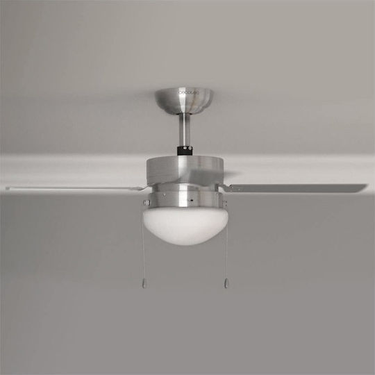 Cecotec EnergySilence Aero 450 Ανεμιστήρας Οροφής 106cm με Φως Ασημί