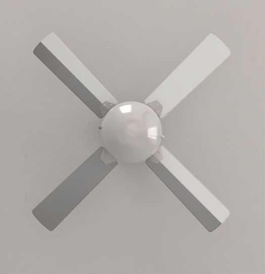 Cecotec EnergySilence Aero 450 Ανεμιστήρας Οροφής 106cm με Φως Ασημί