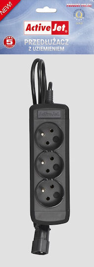 Active Jet COMBO-IEC-3G/1.5M Πολύπριζο 3 Θέσεων με Καλώδιο 1.5m